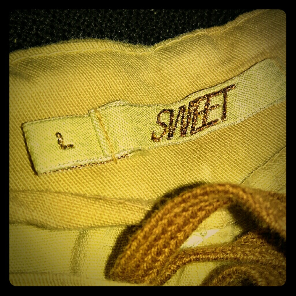 Tye dyebrown and peach flairleg pants!